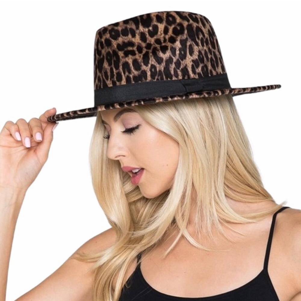 Leopard Print Fedora - Picture 5 of 9
